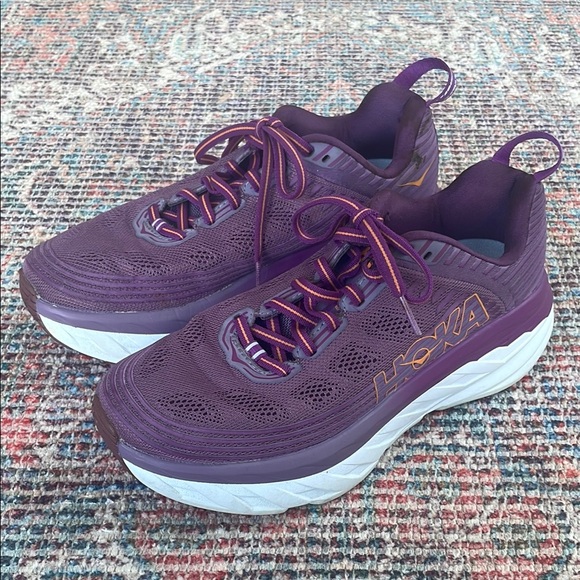 Hoka Women's Purple Running Shoes - Picture 3 of 9